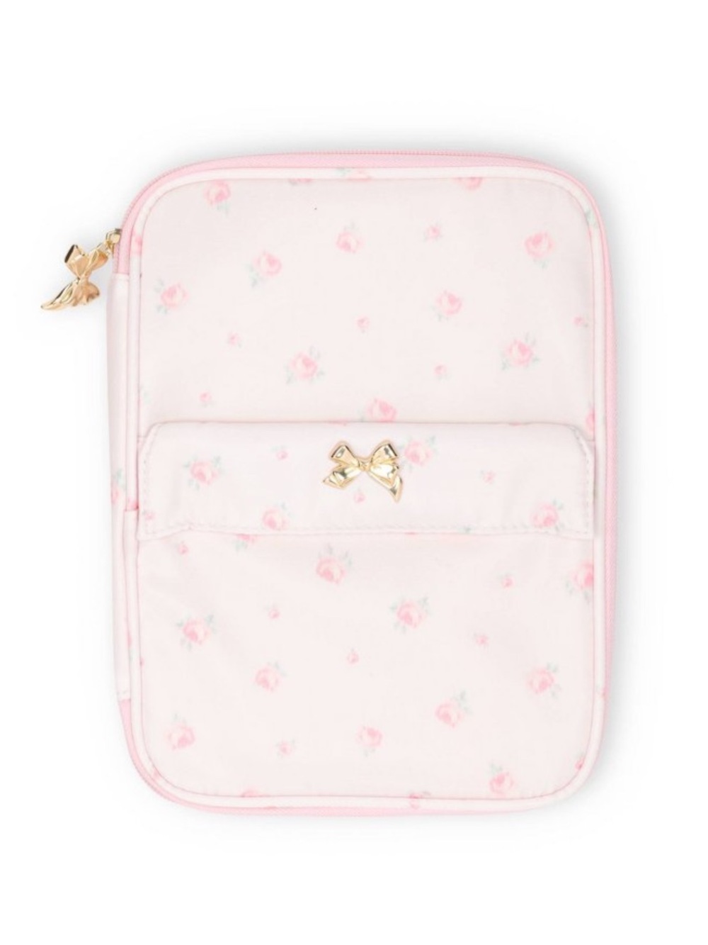LoveShackFancy Yoobi Blooming Heirloom Ditsy Tech Organizer Strawberry Macaroon